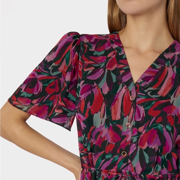 NWOT Milly Harlie tulip bouquet print dress - Picture 3 of 7